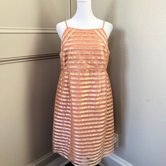 A Pea in the Pod Dresses & Skirts - A Pea in the Pod Maternity Peach Strappy Special Occasion Dress – Size M